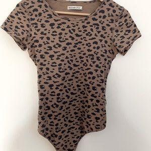 Abercrombie Leopard Bodysuit